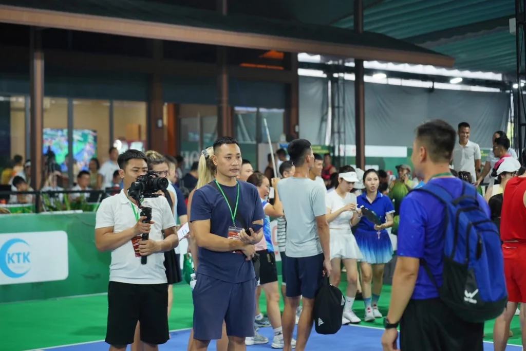 quay phim giải pickleball bằng máy sony a7iv – promedia